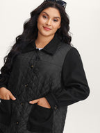 Pockets Contrast Puffer Parka