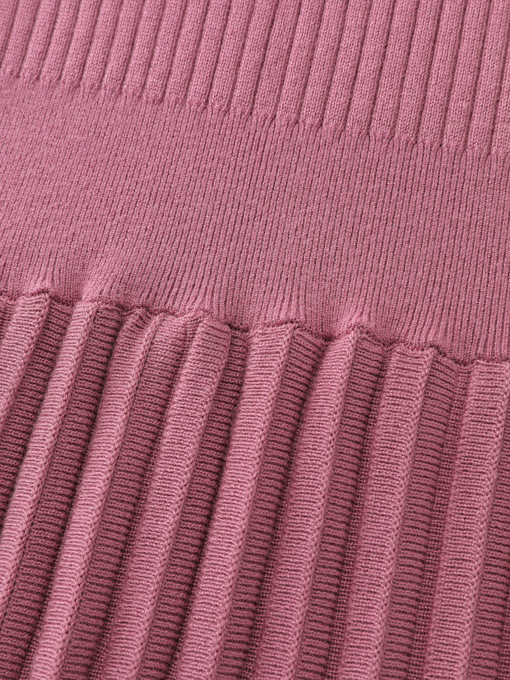 Ribbed Cinched-Waist Bowtie Sweater Dress