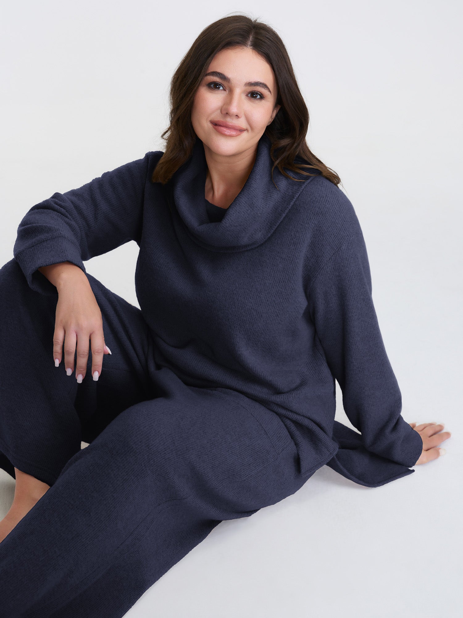Turtleneck Snuggle-Worthy Loungewear Set