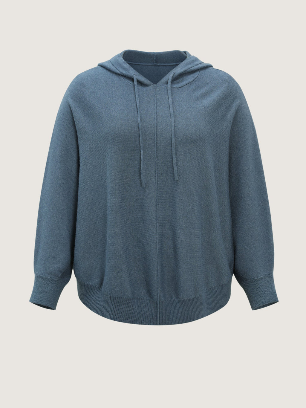 Supersoft Hooded Arc Hem Dolman Pullover