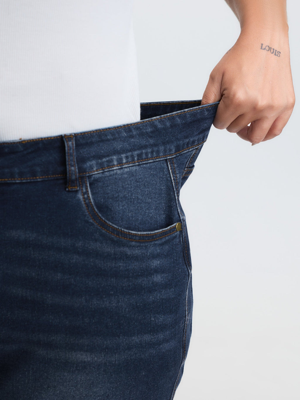 Mid-Rise Flare Hem Jeans