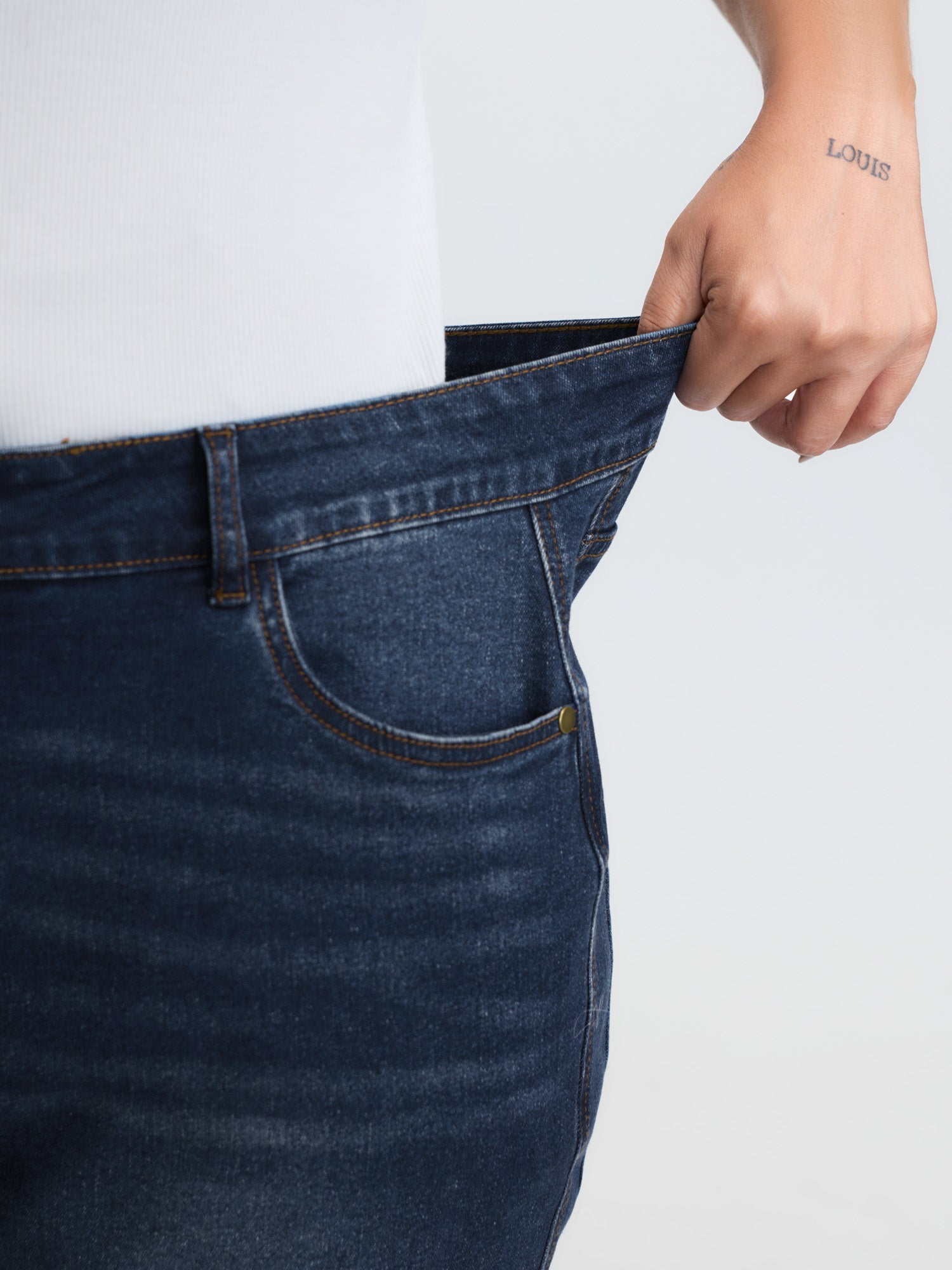 Mid-Rise Flare Hem Jeans