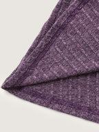 Heather Ribbed Supersoft Front-Tie Jacket