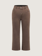 Colorful Cowboy Straight-Leg Jeans