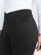 Stretchy Cross Waist Slim Fit Leggings