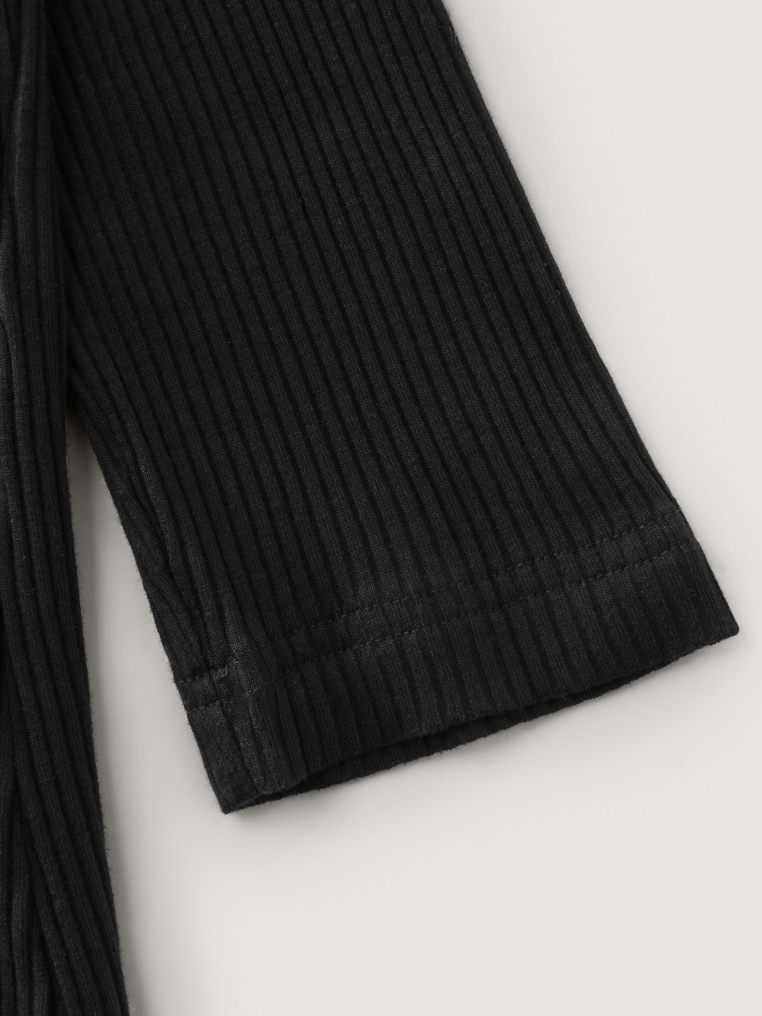 Supersoft Bow Tie Detail Ribbed Knit Top