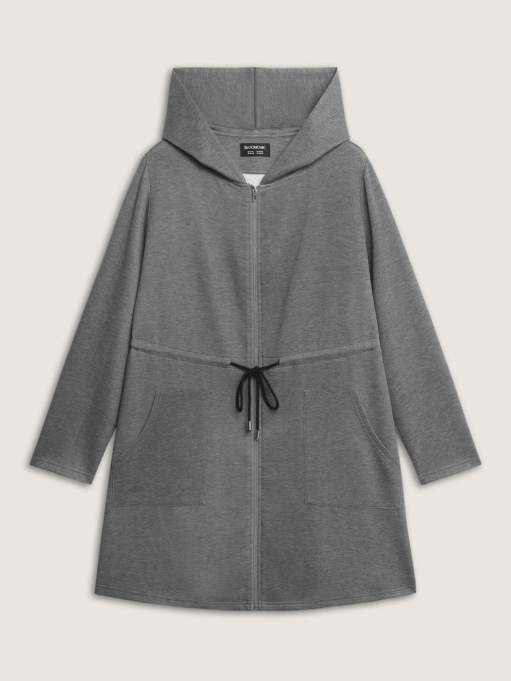 Supersoft Color Contrast Hooded Coat