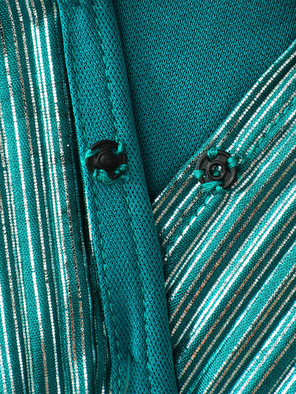 Shimmery Gold Stamped Textured Midi Dress