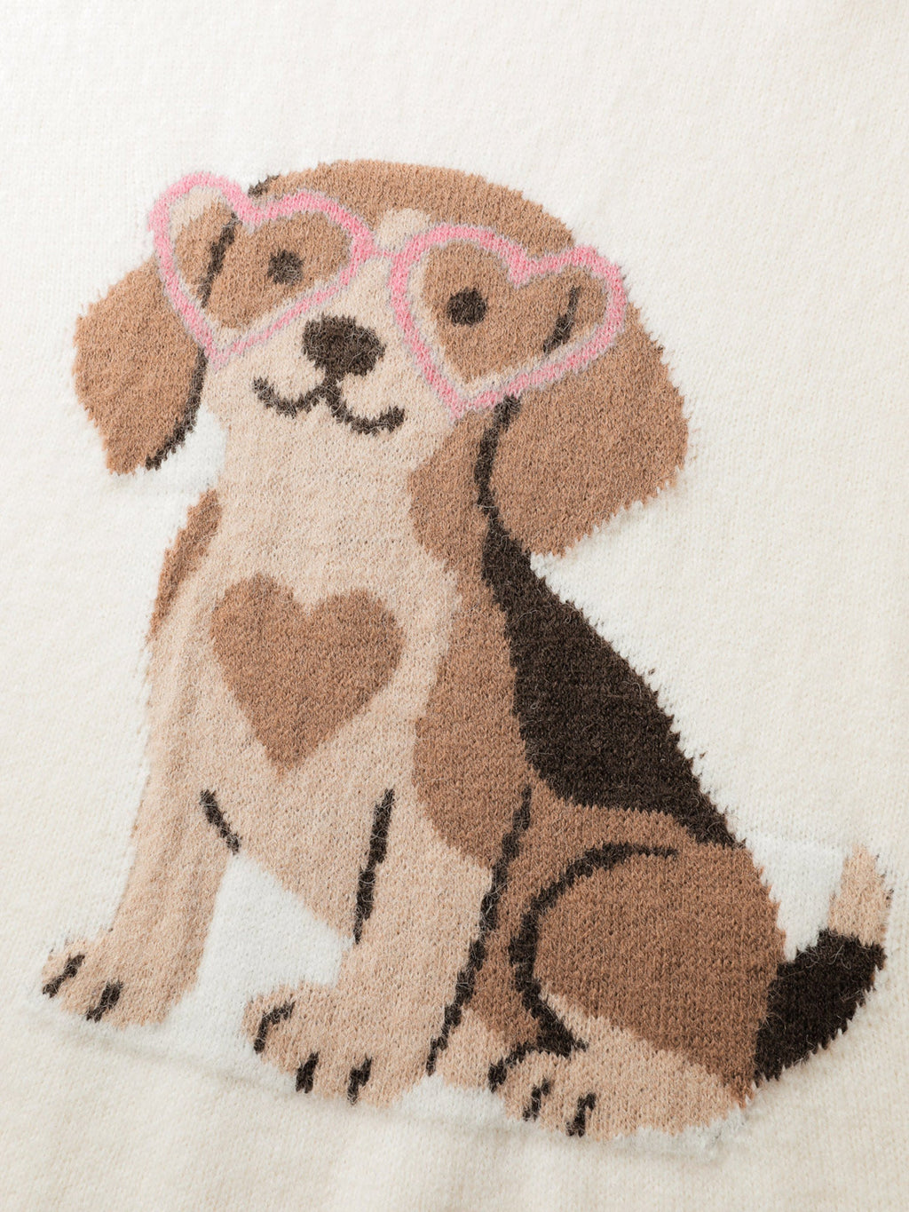 Cute Pet Pattern Jacquard Pullover