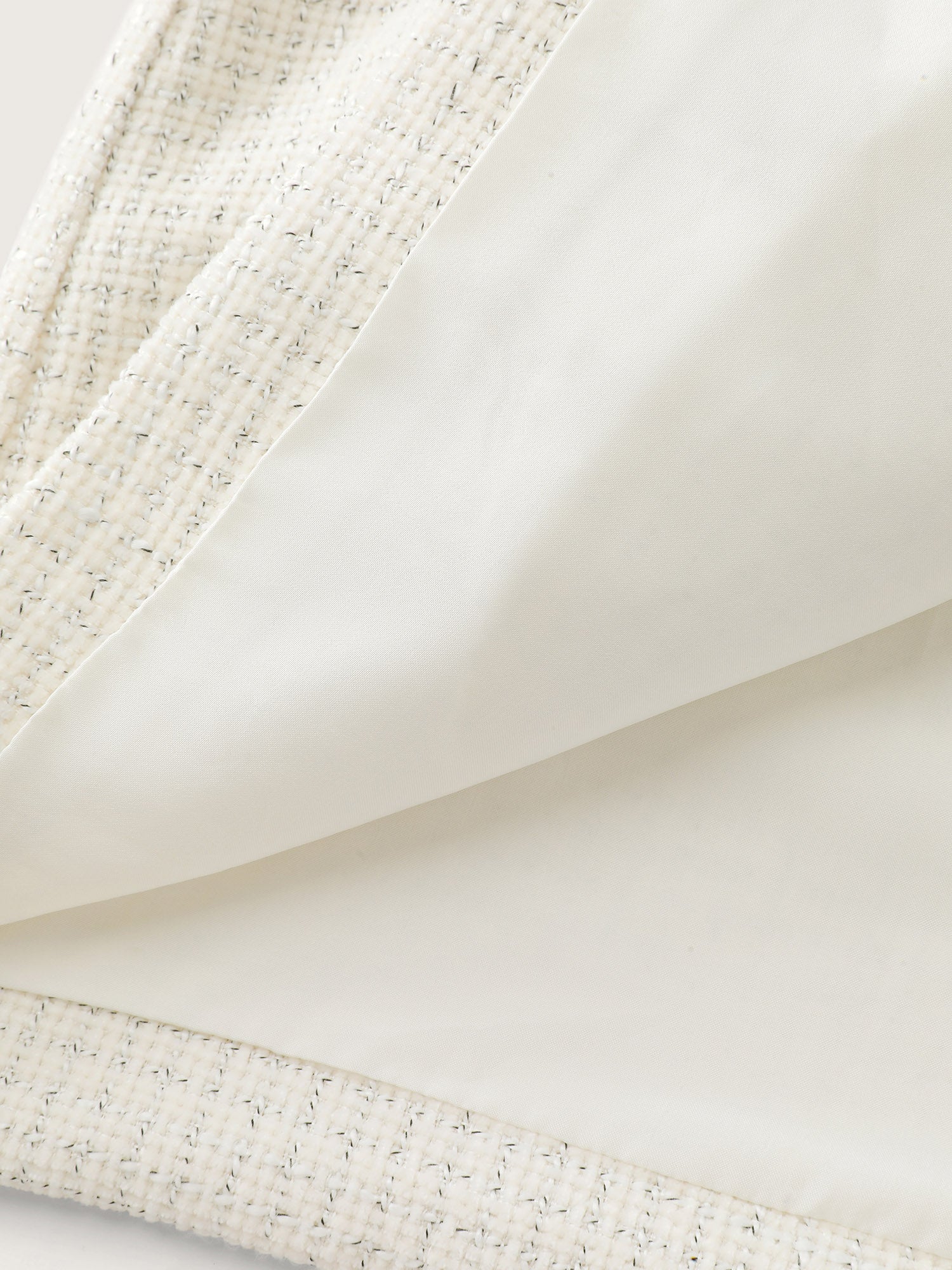 Tweed Bowknot Cropped Coat