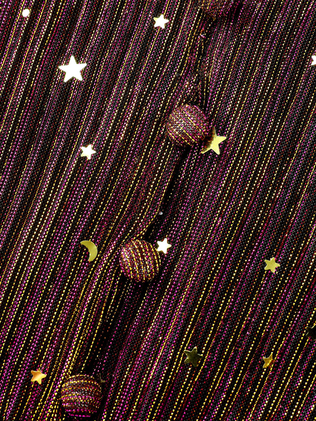 Starry Moon Sequin Button Mini Dress