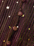 Starry Moon Sequin Button Mini Dress