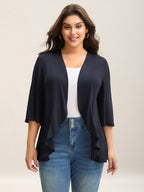 Lotus Hem Curvy Kimono Cover-Up