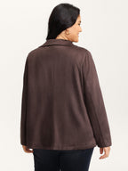 Suede Lined Button-Down Jacket